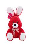 1554KR Selay, Oturan Sevimli Tavşan 37 cm Kırmızı
