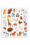 Pedagog Psikolog Onaylı Bitmeyen Sticker Kitabım Tekrar Tekrar Kullanılabilen Stickerlar - Hayvanlar Alemi
