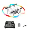 360° HALO Effect Akrobat Full LED Işıklı Drone 2.4GHz Uzaktan Kumanda Kamerasız Drone