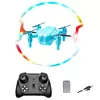 360° HALO Effect Akrobat Full LED Işıklı Drone 2.4GHz Uzaktan Kumanda Kamerasız Drone