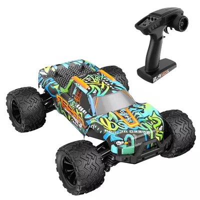 1:14 2.4GHz 60 KM Hız RC Uzaktan Kumandalı Araba 4WD 4x4 Off-Road Fırçasız Motor Turkuaz