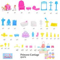 Similan Benim İlk Prenses Arabam Bal Kabağı Evi 44 Parça Barbie Tarzı