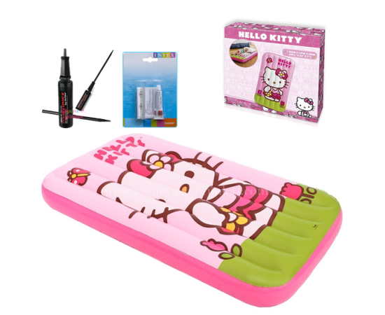  Hello Kitty  Çocuk Yatağı Pompa ve Tamir Kiti İntex 48775
