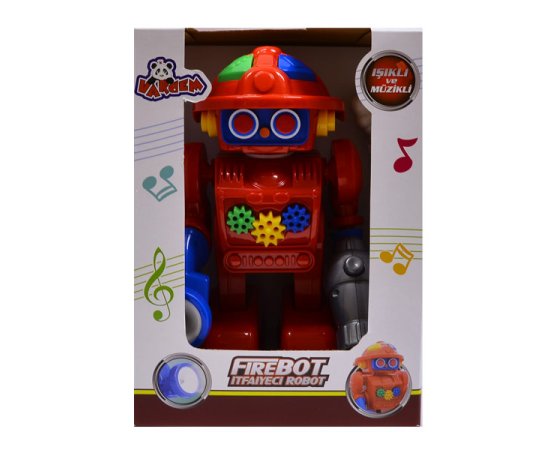 Oyuncak İtfaiyeci Robot Işıklı Müzikli Haraketli 3335-HK  