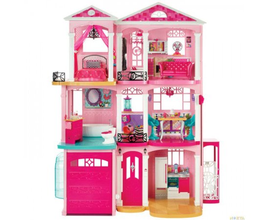 Barbie Rüya Evi 120 cm 3 Katlı Barbie Oyuncak Ev