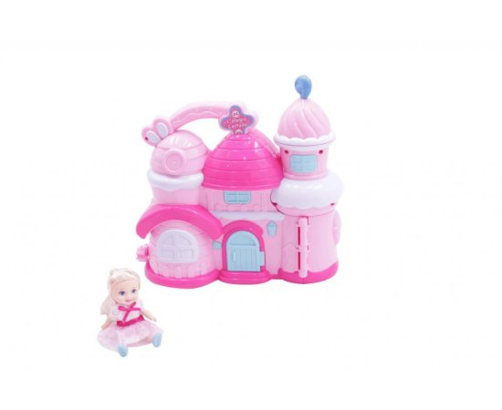 Similan Benim İlk Prenses Kalesi Evi Katlanabilir Oyun Seti Barbie Tarzı