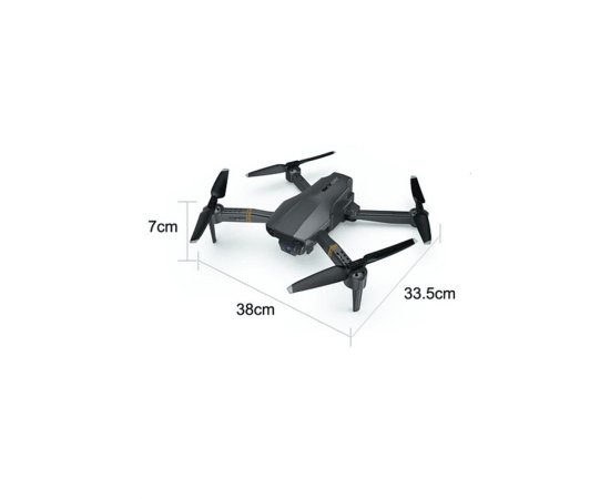 Wifi Kameralı Magic Katlanabilir Drone 2.4 Ghz 6 Kanal Quadcopter Hd Kamera Taşıma Çantalı OG102